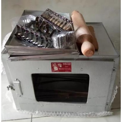 OVEN KOMPOR OVEN TANGKRING OVEN MINI 3 SUSUN GRATIS 7 MACAM ALAT KUE barang sale