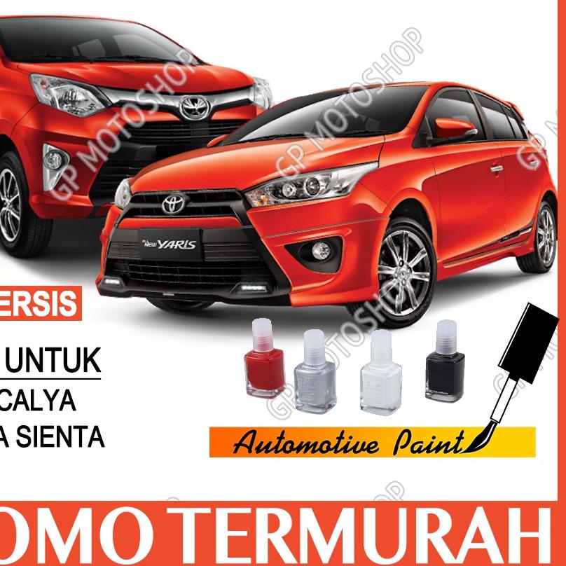 ☇ TOYOTA ORANGE METALLIC CAT OLES PENGHILANG BARET LECET MOBIL YARIS CALYA SIENTA ORANGE METALIK ♛