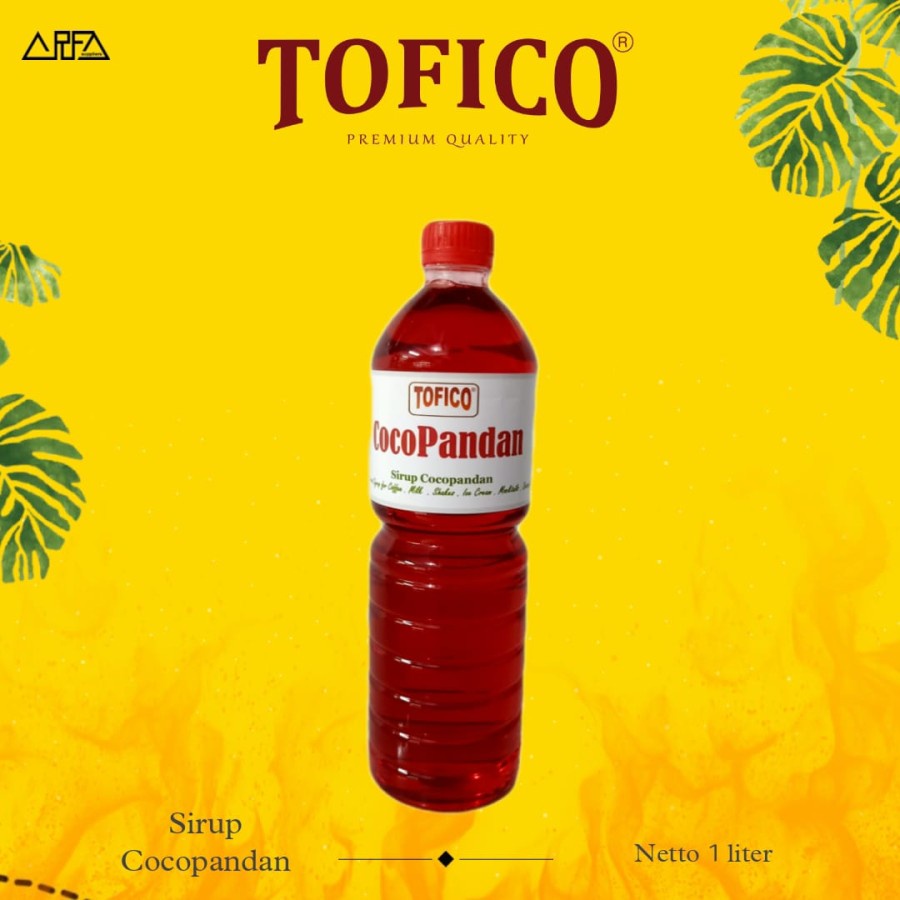 

Tofico Cocopandan 1 liter - Sirup Premium