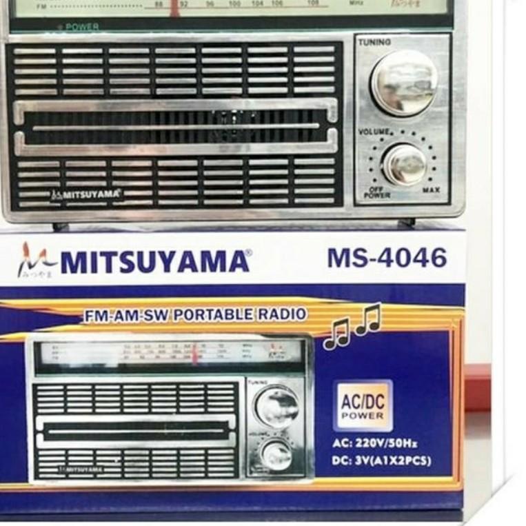 ✤ Radio Mitsuyama MS-4046 FM AM SW / Radio Portable AC DC Mitsuyama ❇