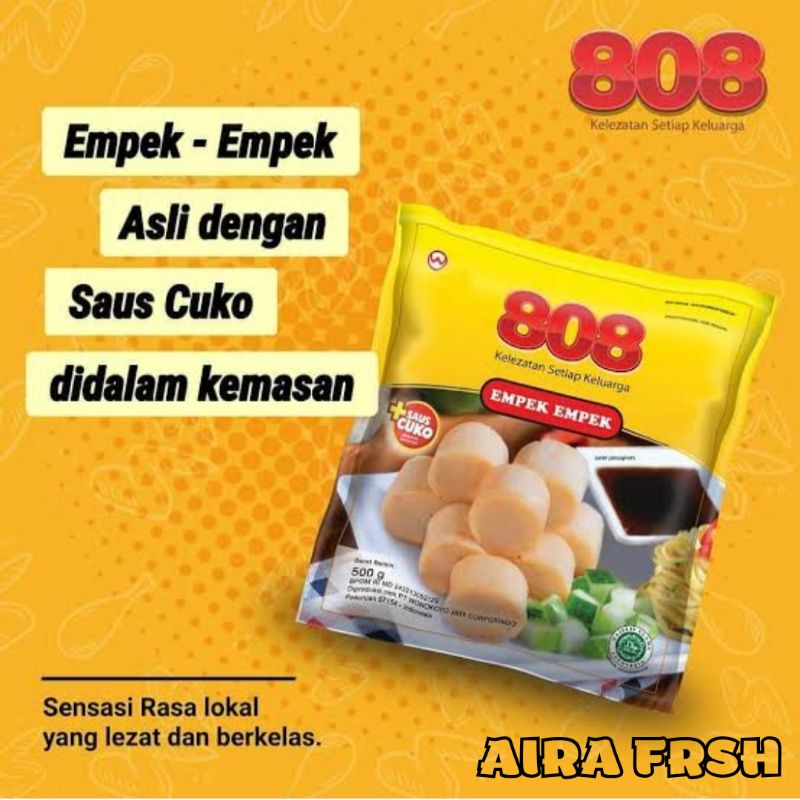 Empek Empek 808 + Saus Cuko 500gr / Empek empek frozen food