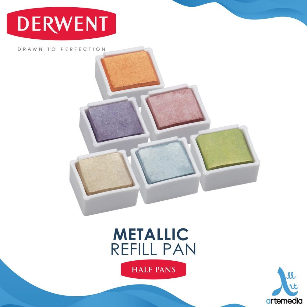 

Cat Watersoluble Derwent Metallic Paint Pan Travel Refill