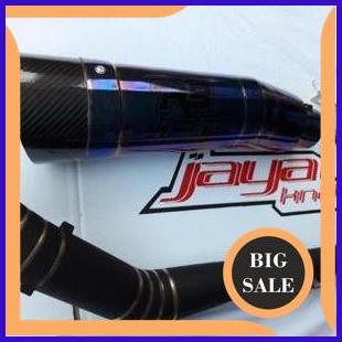 Knalpot R9 H2 Blue Series Leher Black Full Set CB 150R Old - New CB 150R - Tiger - Versa - New Mega