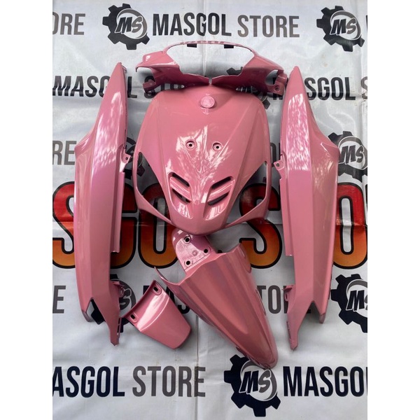Full body halus Mio sporty Pink Kitty / pink muda