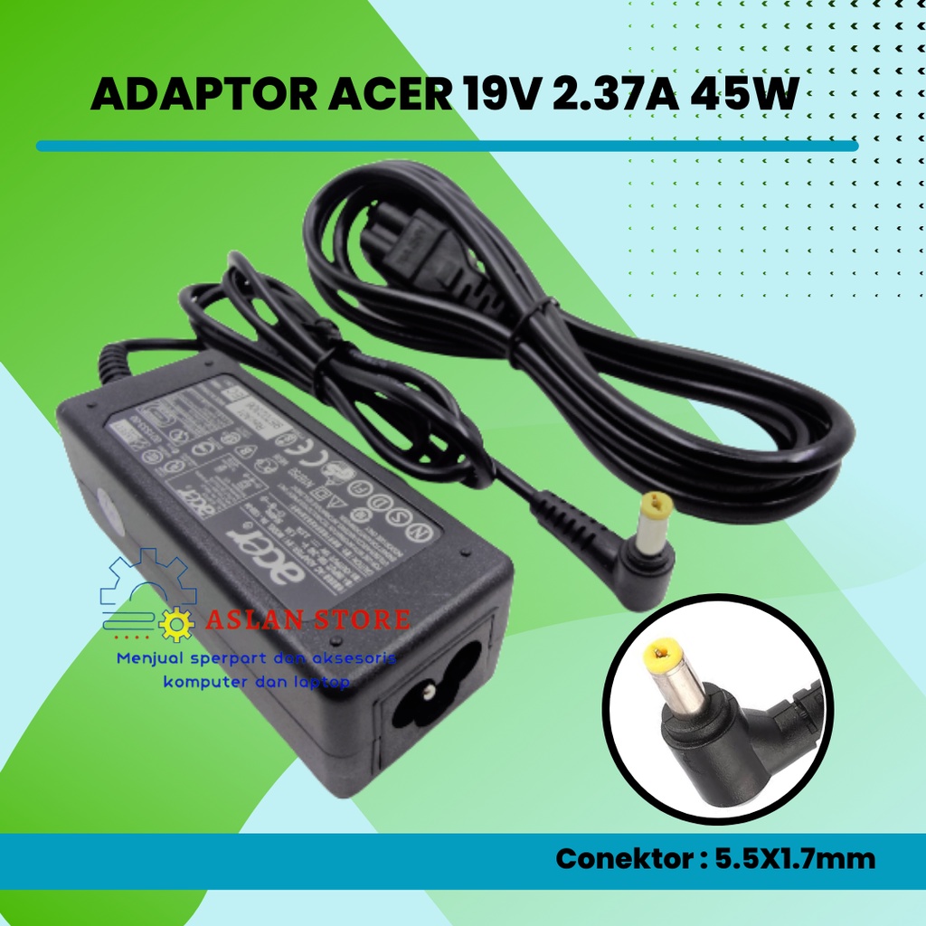 Adaptor charger casan Acer Aspire ES 14 ES1-420 ES1-421 ES1-431 ES1-432 19V 2.37A Original