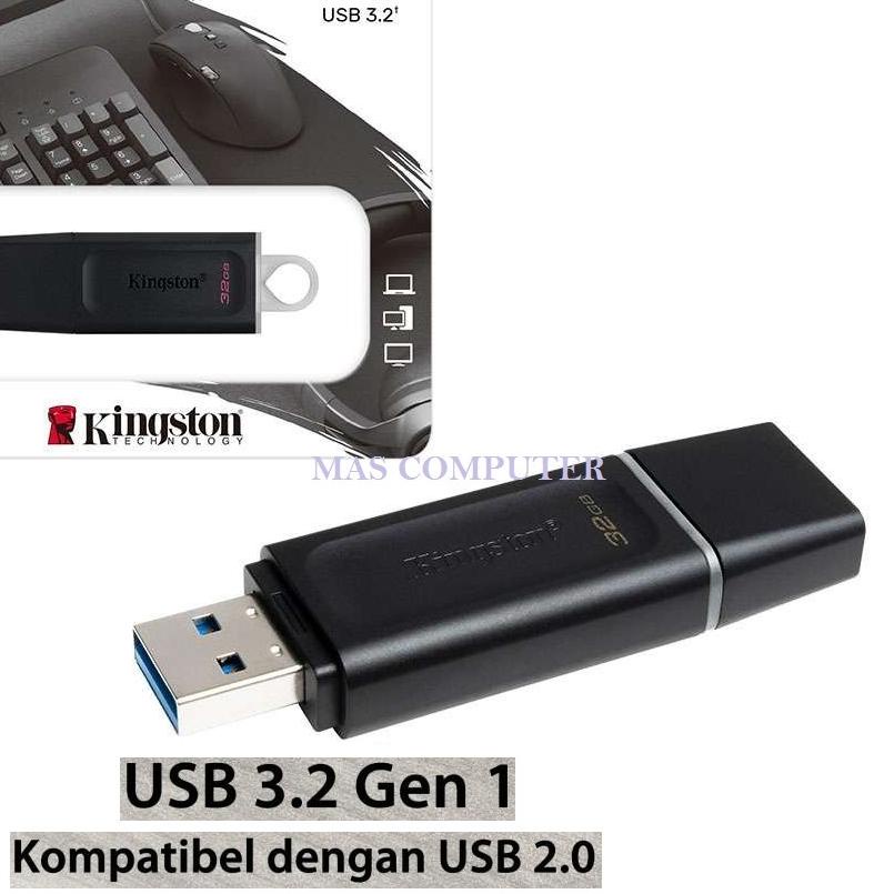 ⅎ KINGSTON 32GB EXODIA USB 3.2 / FLASHDISK KINGSTON 32GB USB 3.2 EXODIA ☟
