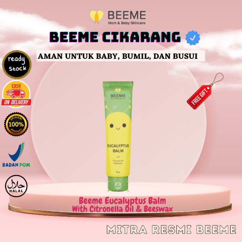 Beeme Eucalyptus Balm | New kemasan BOX [Free Gift]