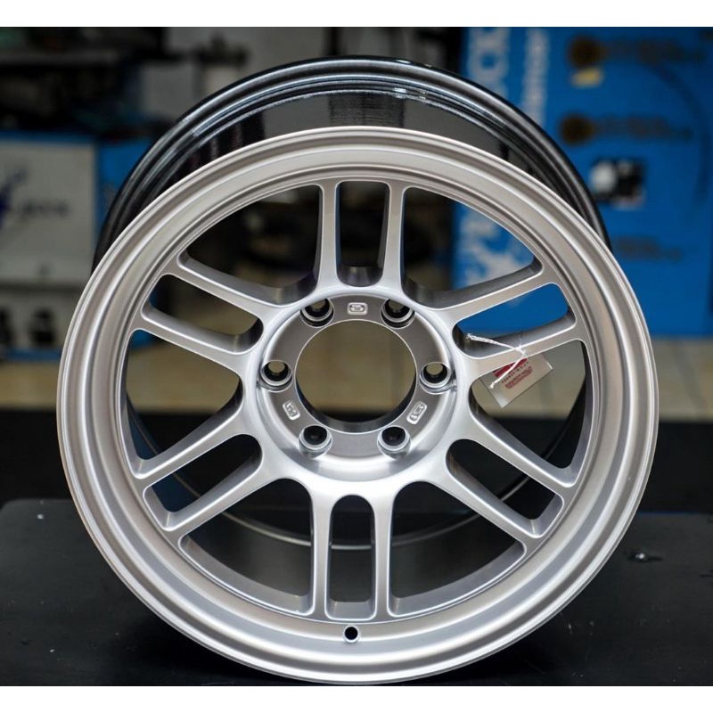 velg racing r18 ENKEI RPT FLOW FORMING HYPER SILVER velg mobil ring 18 Pajero Fortuner Strada Triton