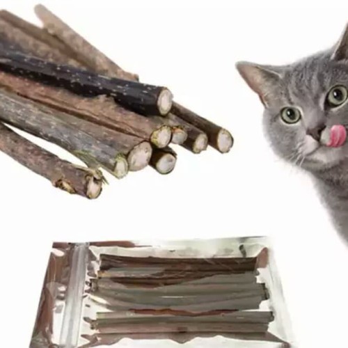 ECERAN Catnip Stick Snack Kucing / Treats Catnip Stick Kayu