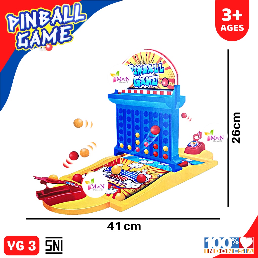 MWN Mainan Edukasi Anak Pinball Game YG 3