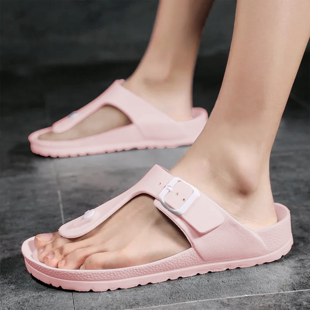 Sandal New Era Original  Sandal Wanita Karet Warna Cantik - LB 9052 37/40