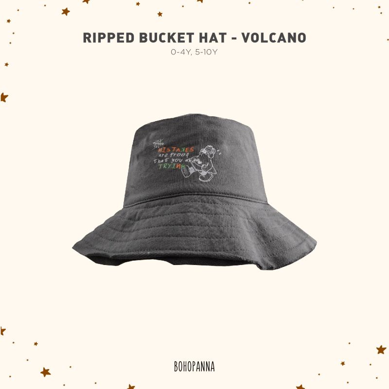 Ripped Bucket Hat B41