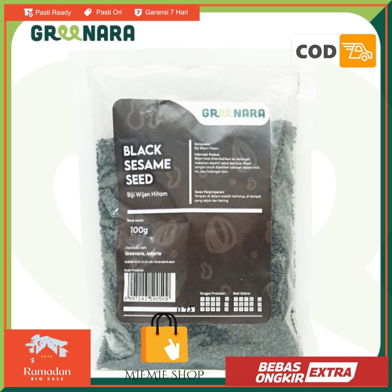 

Wijen Hitam / Black Sesame Seed 100gr