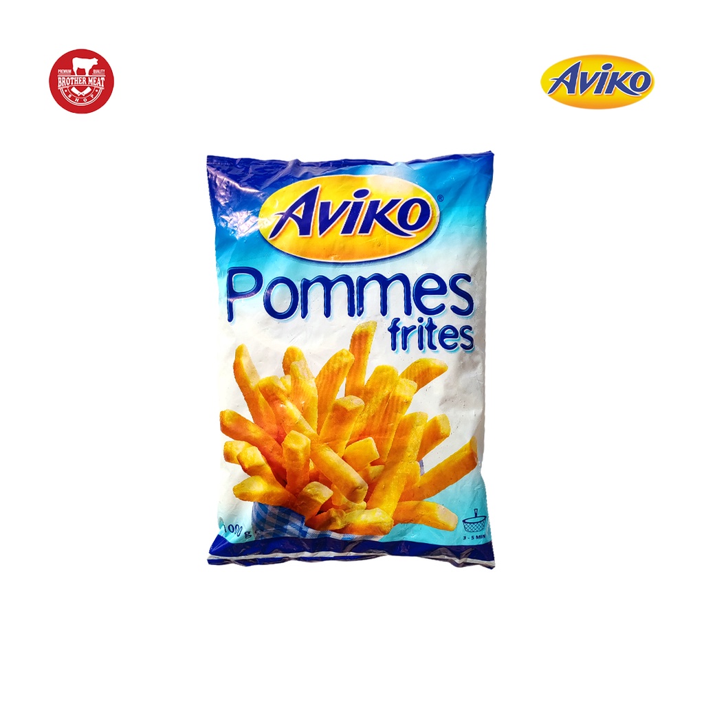 Aviko Pommes Frites Fries Straight Cut, Kentang Goreng Straight Cut 1kg