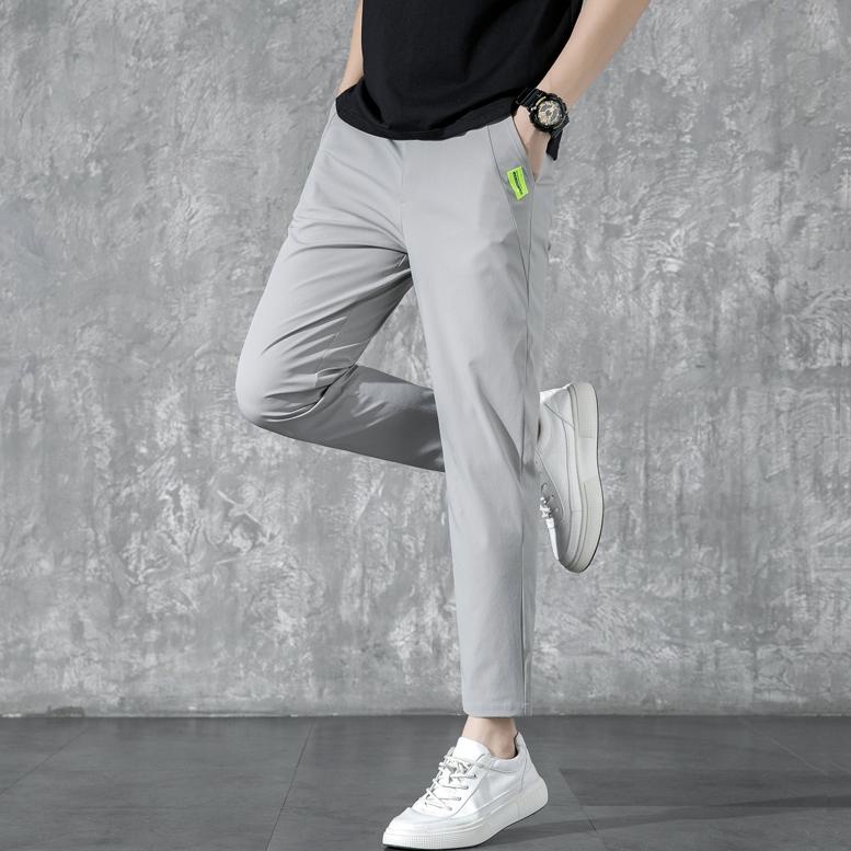 TERBARU Celana Pria Kain Stretch Empat Sisi Celana Panjang Pria Casual Elastisitas Tinggi