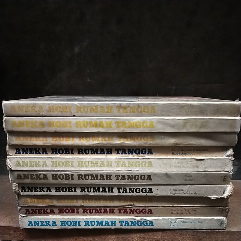 

buku aneka hobi berbagai jenis