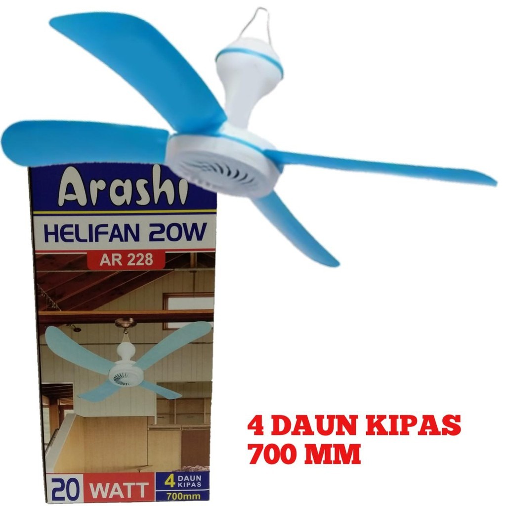 KIPAS ANGIN GANTUNG ARASHI 20 WATT HELIFAN TIPE-20 KIPAS ANGIN PLAFON 20watt