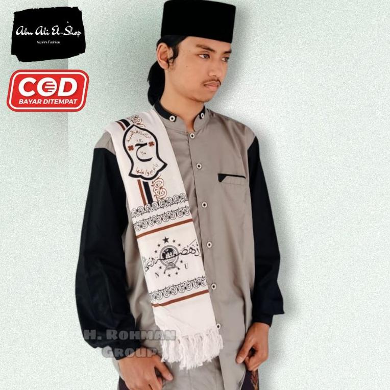 PALING LARIS Premium Sorban Motif NU kombinasi trompa rida ar-rida asli rayon Sorban Kashmir / Sorba
