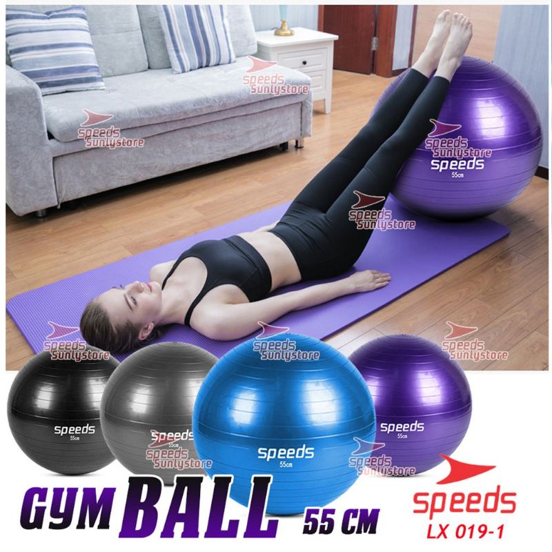 Gym ball speeds 65cm dan 75cm, bola hamil, bola gym, bola olahraga free pompa