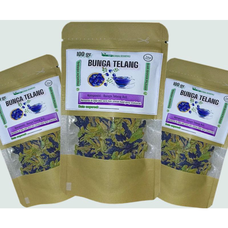 

Teh Bunga Telang/Pewarna Alami/Teh herbal