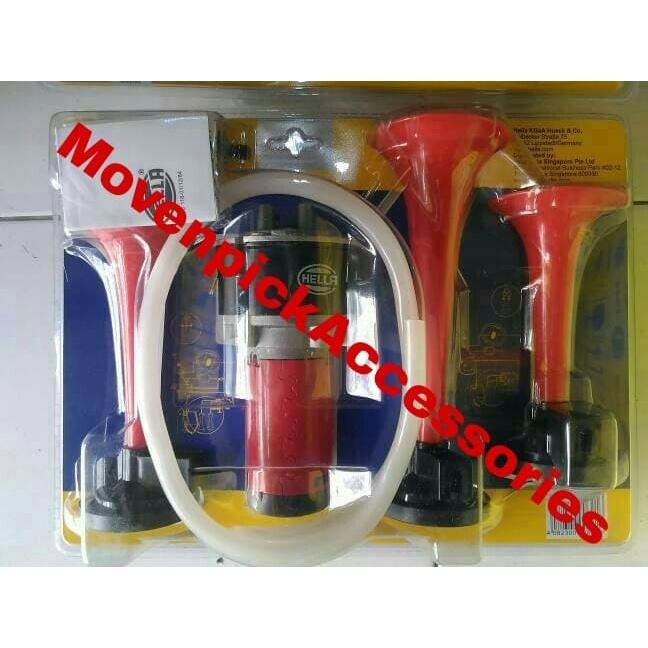 KLAKSON HELLA 3 TEROMPET 12V TEROMPET TELOLET