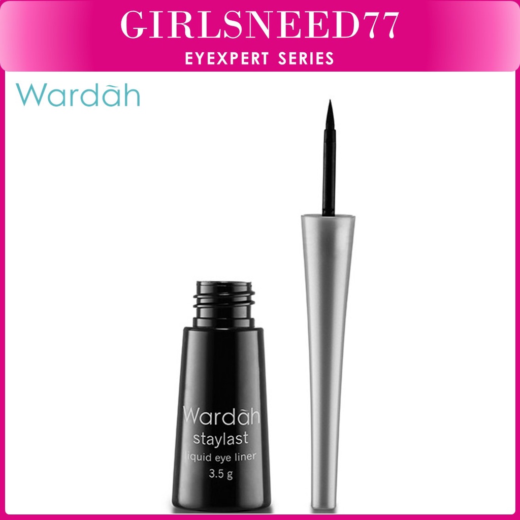 Wardah Eyexpert Staylast Liquid Eyeliner - Warna Intense dan Waterproof Girlsneed77 COD Bayar di Tempat Medan Beauty Cosmetics Skin Care Kosmetik Wajah Original BPOM Halal