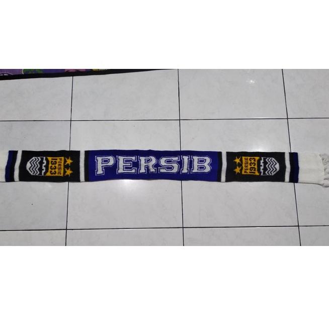 Terbaru obral syal scarf persib rajut murah