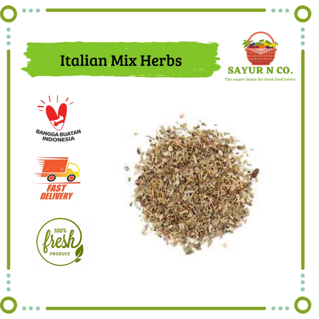 

Italian Mix Herb - Rempah Khas Italia | Sayur N Co Bekasi