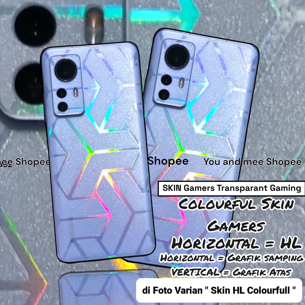 Gamers! Skin Back AURORA 3D REALME 11 Pro 11PRO+ 10 10Pro 10Pro+ 9 9i 9 Pro 9Pro+ 8 8i 8Pro 8[5G] 7 7i 7Pro 6 5 5i 5s 3 2 1 GT Master EDITION GT Neo 2 2T GTNeo 3 3T GT2 PRO Garskin Gaming Rainbow Belakang Motif Bagus Anti Jamur HP Sticker Plus i 4G 5G S T