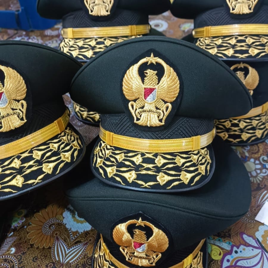 Topi Pet PATI TNI AD Perwira Tinggi Angkatan Darat PDU PDH Utama Jaya Ciputat