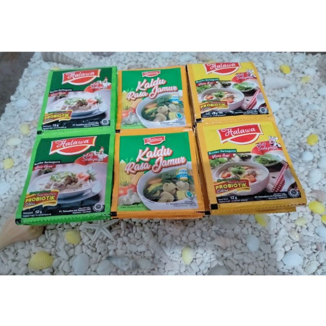 

Bumbu Halawa1 renteng (12 sachet)