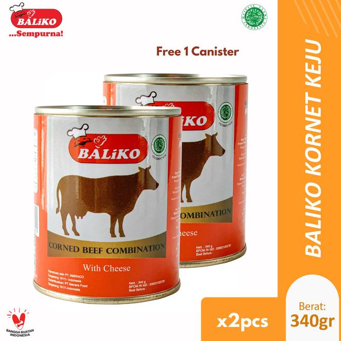 

Baliko Kornet Keju Premium 340gr - Isi 2pcs