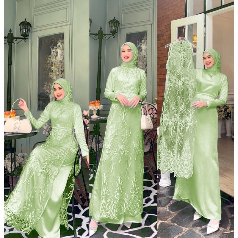 MAXY SET SAVANNAH 2IN1 FASHION PAKAIAN WANITA DRESS GAMIS MAXI KR