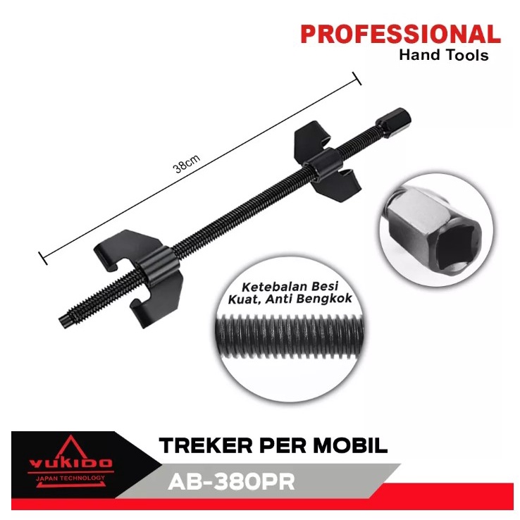 Sahabat Perkakas Treker Per keong Alat Press Mobil 2 Pcs 15&quot; 380mm Kuat Chrome Vanadium Steel 6528