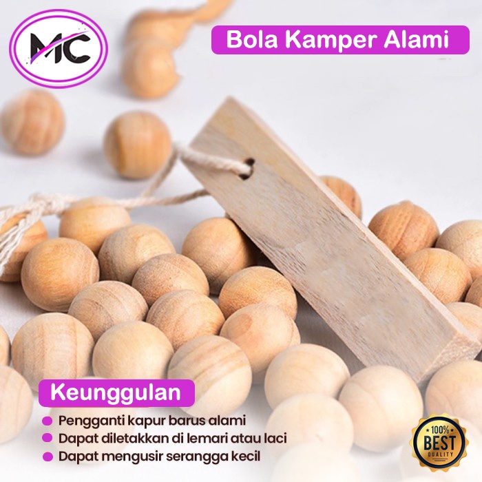 Kamper Kayu Anti Kutu Kapur Bola Kapur Barus Alami Kamper Kayu Cedar Anti Hama Penghilang Bau Laci Lemari