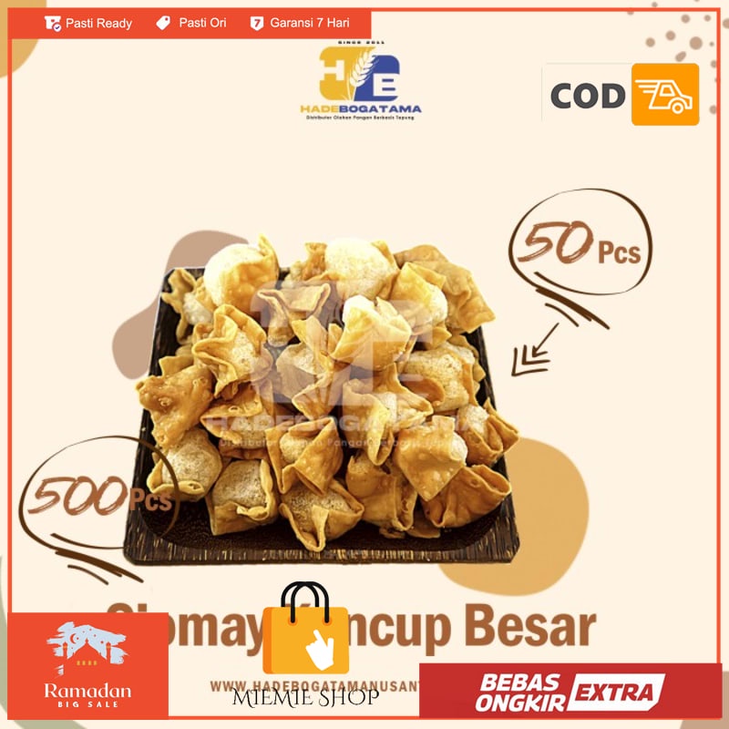 

Siomay Kuncup Besar Isi 50 Buah