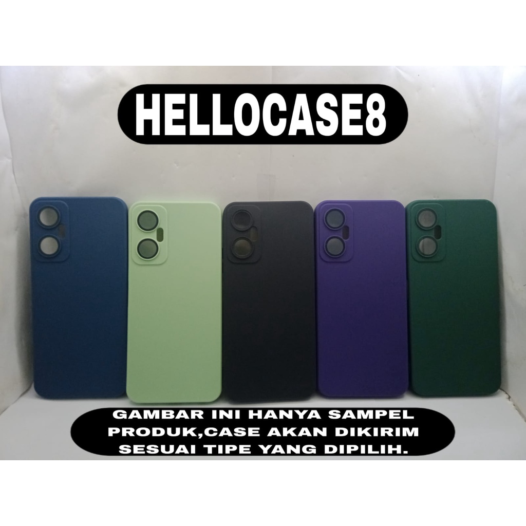 Case Candy Macaron Pro Camera+TG OPPO OPPO 6I/N10/7I/C17/8 5G/9 5G/V13 5G/8 PRO/REALME 8/REALME 9 PR