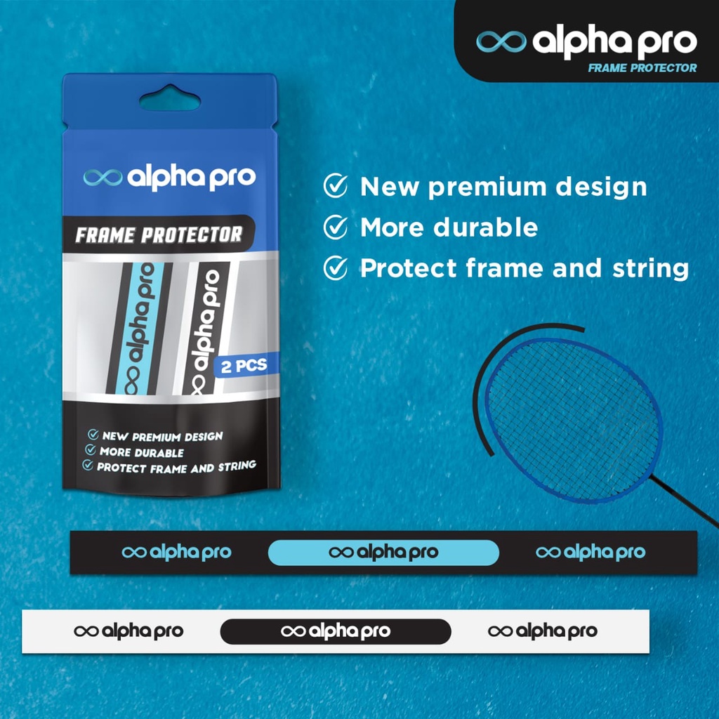 Pelindung Raket / Frame Protector ALPHA PRO ORIGINAL