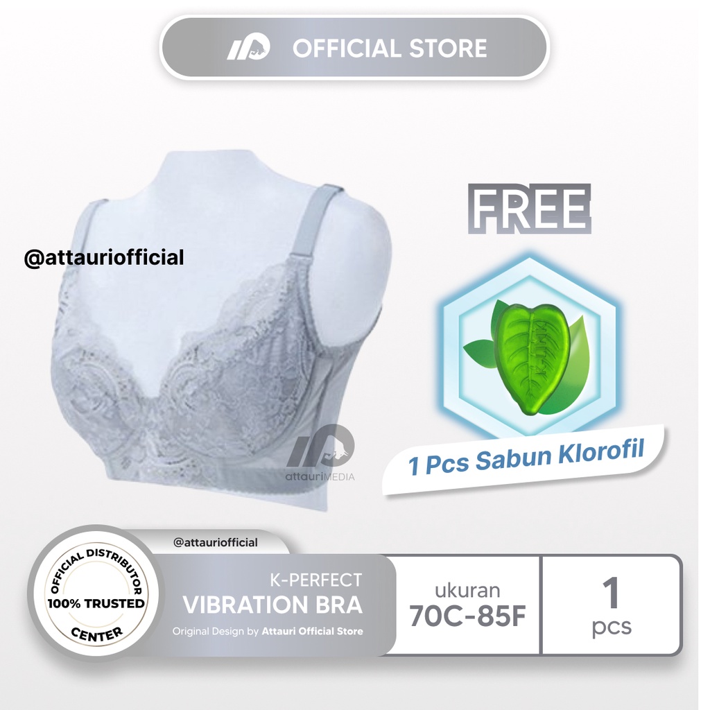 K Perfect Energy Vibration Bra K Link Original Memberi Sensasi Pijatan pada Payudara Untuk Mengencan