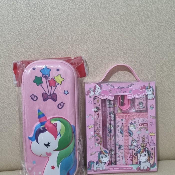 

Kotak Pensil 3D + Set Alat Tulis