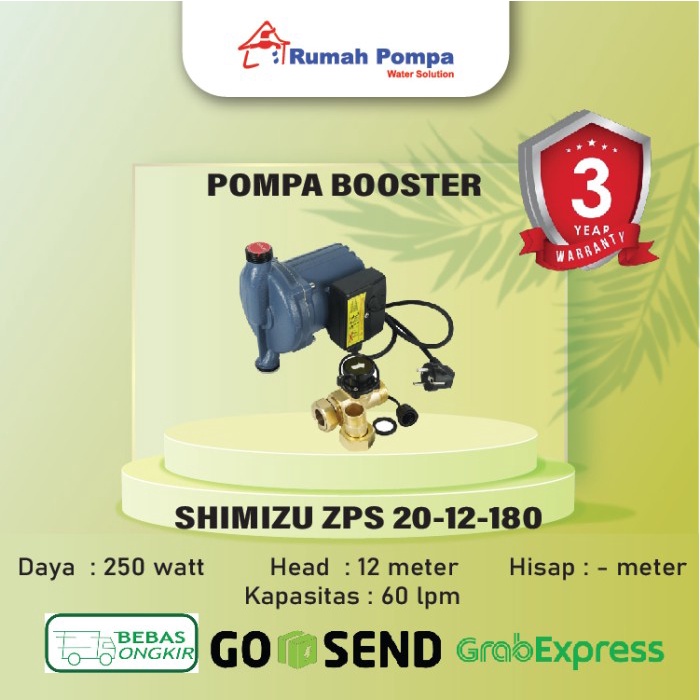 POMPA BOOSTER SHIMIZU ZPS20-12-180