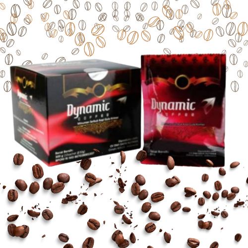 

COFFEE DYNAMIC isi 10 Sachet Original MANJUR!! Membantu memperkuat daya tahan tubuh antioksida menurunkan hipertensi dan kolestrol HALAL