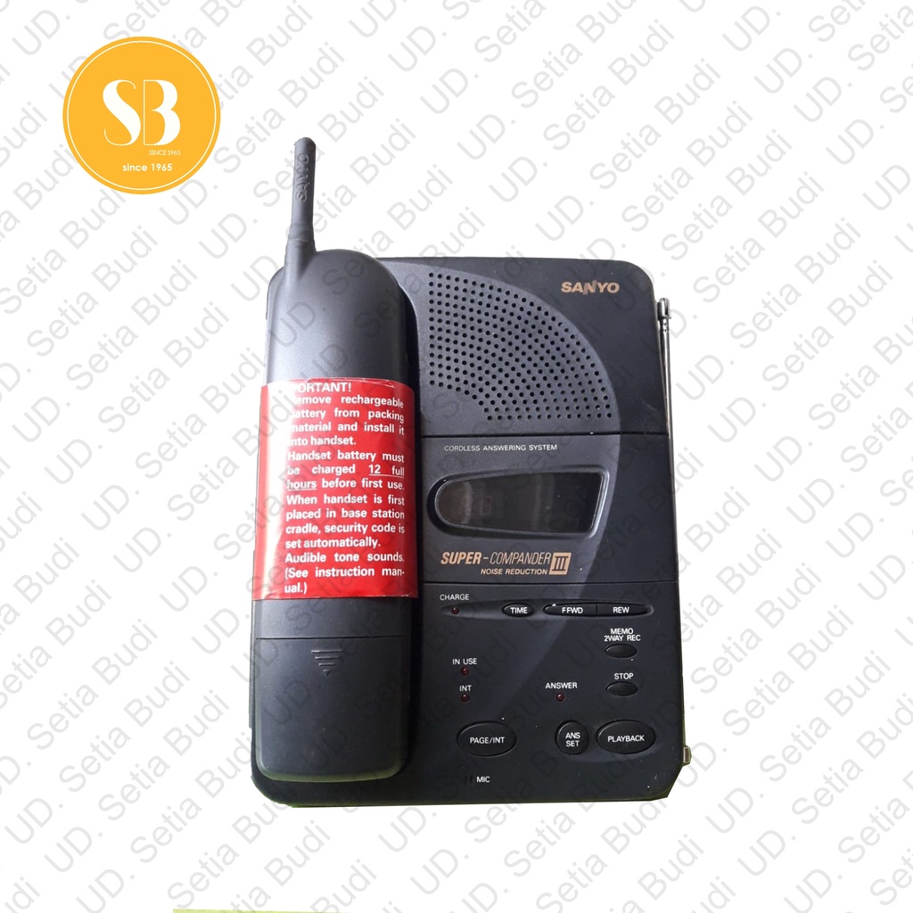 Telepon Cordless Digital Answering Sanyo CAS-160 Asli Jepang Wireless