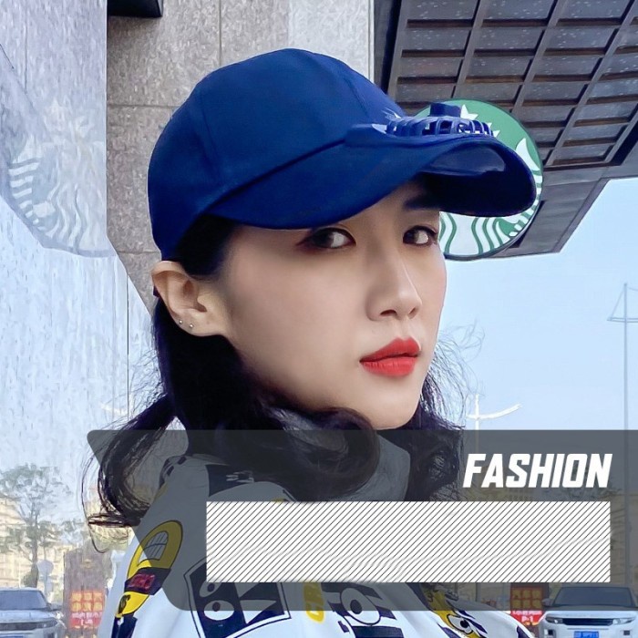 Tseloop-P60 Topi Pria Dewasa Topi Fashion Wanita Topi Kipas Angin Topi