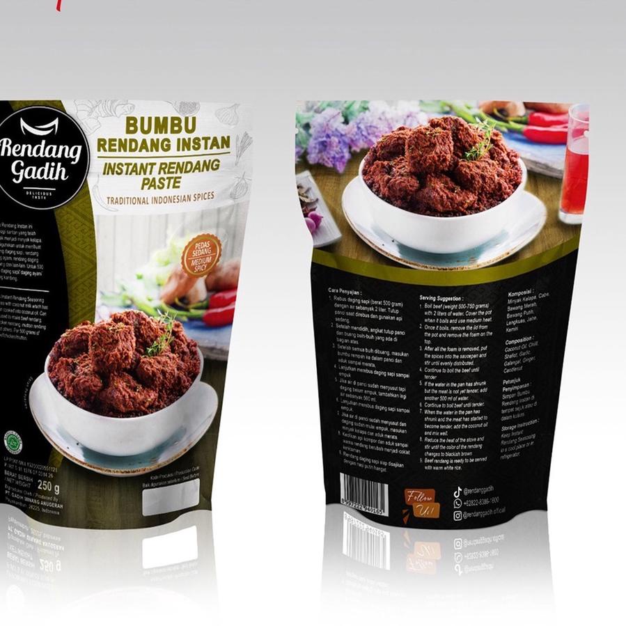 

♥ Bumbu Rendang Instan - Rendang Gadih ✪