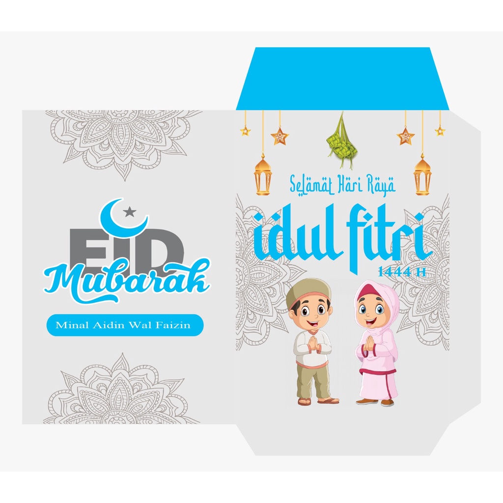 [TERBATAS!!] Amplop idul fitri lucu murah isi 10pcs (HARGA 1PAK=3500 ISI 10LEMBAR)