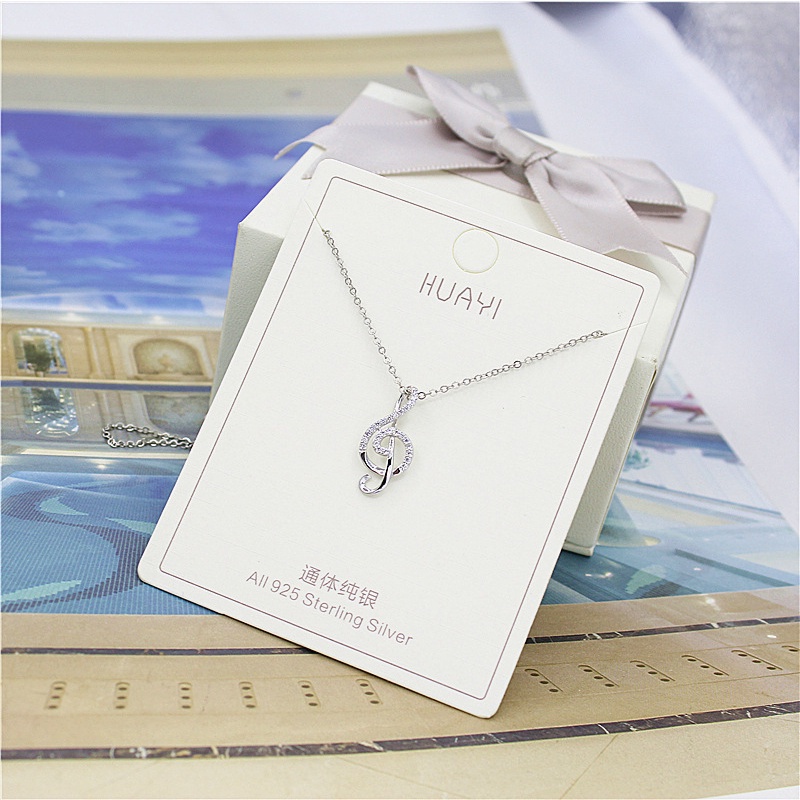 MMM Kalung 6538 Titanium Crystal Woman Fashion Jewerly impor