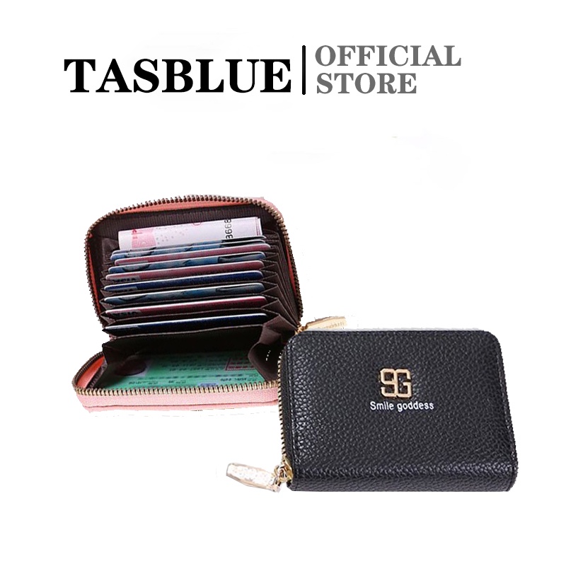 TASBLUE Dompet kartu lidah impor murah/dompet kartu premium 1043 Dompet Kartu Resleting Dompet Mini Wanita Import Korea Fashion Murah