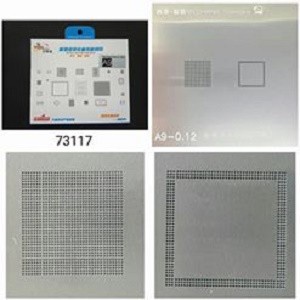 MECHANIC CETAKAN IC FOR IPHONE CPU A9 LUBANG KOTAK BAHAN JEPANG - CETAKAN IC UNTUK IPHONE CPU A9 MEC