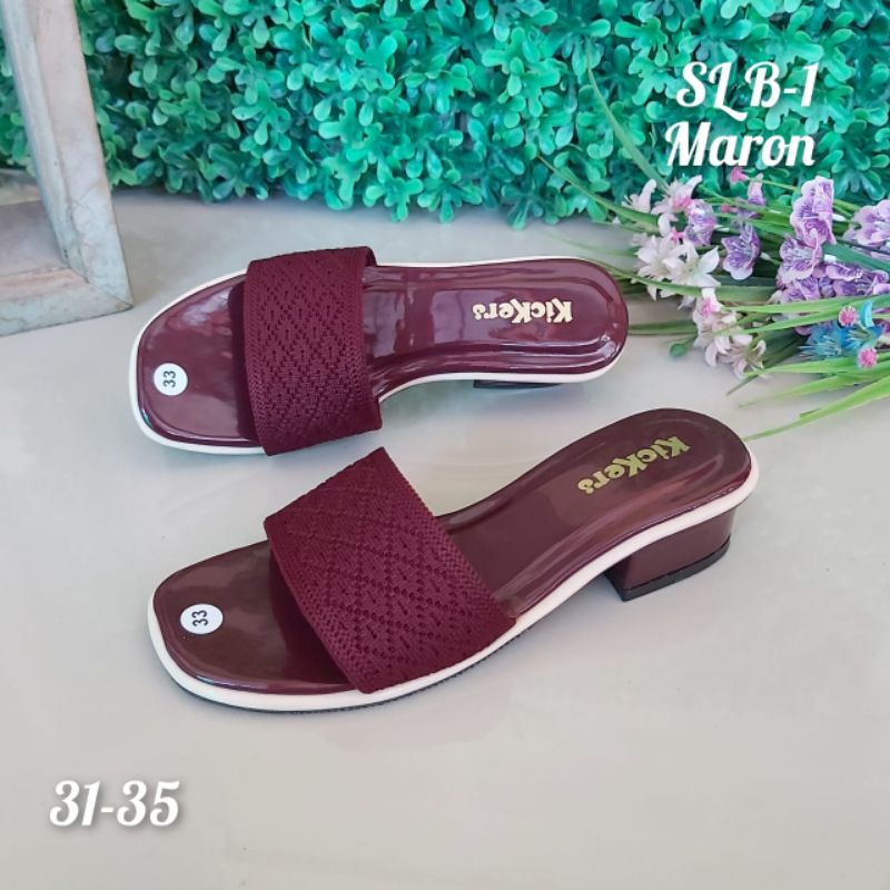 SANDAL RAJUT ANAK SANDAL SLOP ANAK SANDAL ANAK SIZE 31-35 SLOP RAJUT VARIANS BARU EDISI LEBARAN